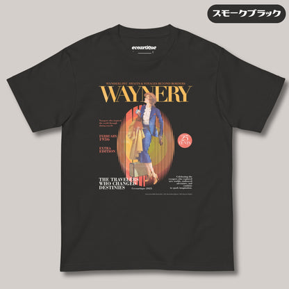 Tシャツ-DRY VINTAGE:Retro Souvenir  | スタンダードミドルウェイトTシャツ | 男女兼用 | ユニセックス | WAYNERY