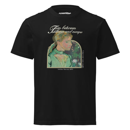Tシャツ | スタンダードミドルウェイトTシャツ | 男女兼用 | ユニセックス | Torn between stillness and escape