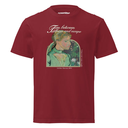 Tシャツ | スタンダードミドルウェイトTシャツ | 男女兼用 | ユニセックス | Torn between stillness and escape