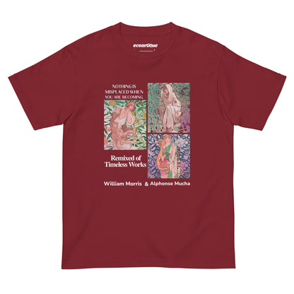 Tシャツ-FINE ART | スタンダードミドルウェイトTシャツ | 男女兼用 | ユニセックス | Nothing is misplaced when you are becoming