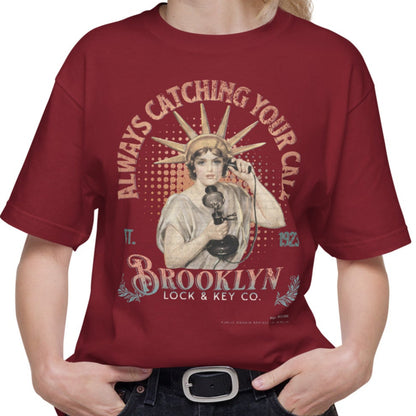 Tシャツ-DRY VINTAGE:Retro Souvenir  | スタンダードミドルウェイトTシャツ | 男女兼用 | ユニセックス | Always Catching Your Call