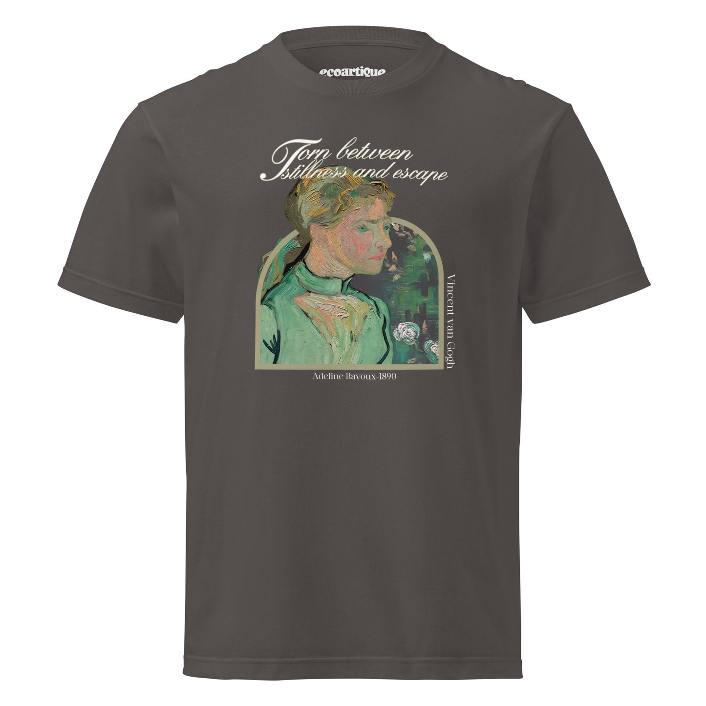Tシャツ | スタンダードミドルウェイトTシャツ | 男女兼用 | ユニセックス | Torn between stillness and escape