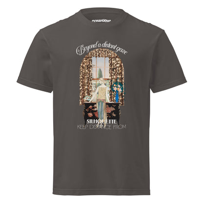 Tシャツ | スタンダードミドルウェイトTシャツ | 男女兼用 | ユニセックス | Beyond a Distant Gaze-Black
