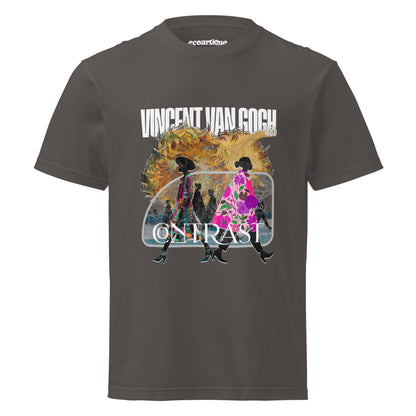 Tシャツ | スタンダードミドルウェイトTシャツ | 男女兼用 | ユニセックス | Contrast-black