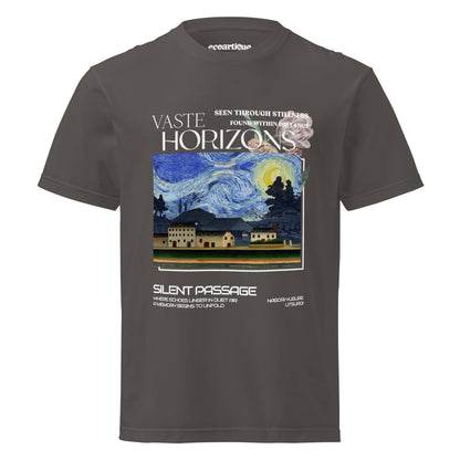Tシャツ | スタンダードミドルウェイトTシャツ | 男女兼用 | ユニセックス | VASTE HORIZONS-black
