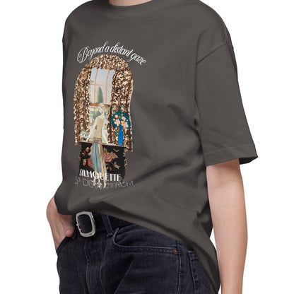 Tシャツ | スタンダードミドルウェイトTシャツ | 男女兼用 | ユニセックス | Beyond a Distant Gaze-Black
