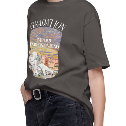 Tシャツ | スタンダードミドルウェイトTシャツ | 男女兼用 | ユニセックス | IMPLlED UNDERSTANDING-Black