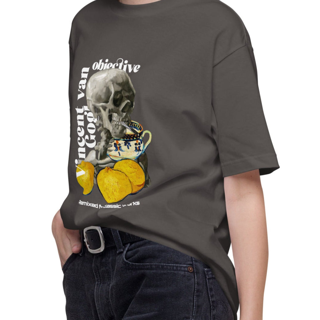 Tシャツ | スタンダードミドルウェイトTシャツ | 男女兼用 | ユニセックス | objective-black