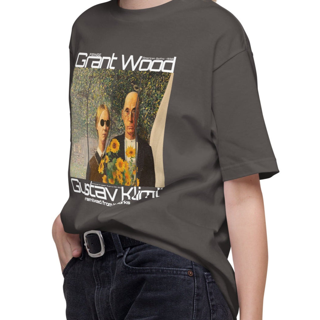 Tシャツ-FINE ART | スタンダードミドルウェイトTシャツ | 男女兼用 | ユニセックス | Fringe-black