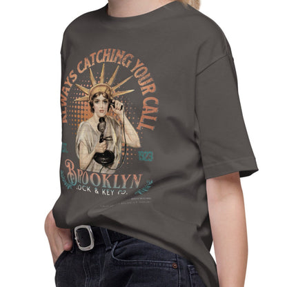 Tシャツ-DRY VINTAGE:Retro Souvenir  | スタンダードミドルウェイトTシャツ | 男女兼用 | ユニセックス | Always Catching Your Call
