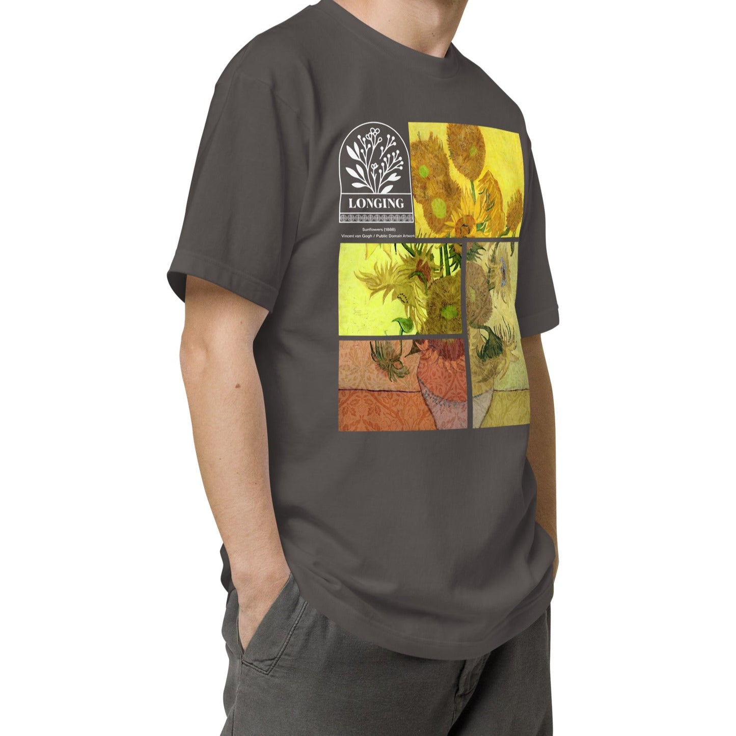 Tシャツ | スタンダードミドルウェイトTシャツ | 男女兼用 | ユニセックス | longing-01