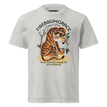 Tシャツ | スタンダードミドルウェイトTシャツ | 男女兼用 | ユニセックス | FIREBLOOM TRACE-White