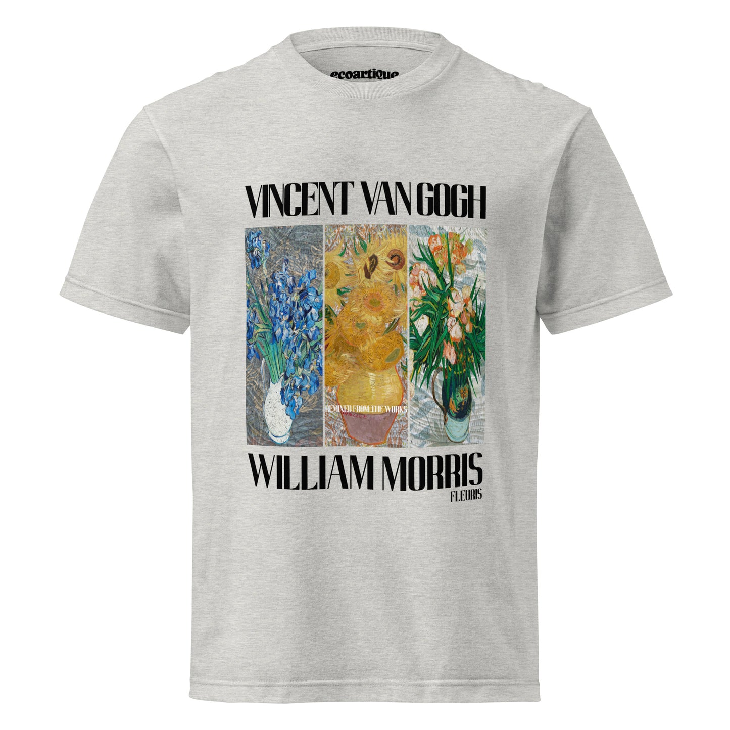 Tシャツ-FINE ART | スタンダードミドルウェイトTシャツ | 男女兼用 | ユニセックス | FLEURIS-white