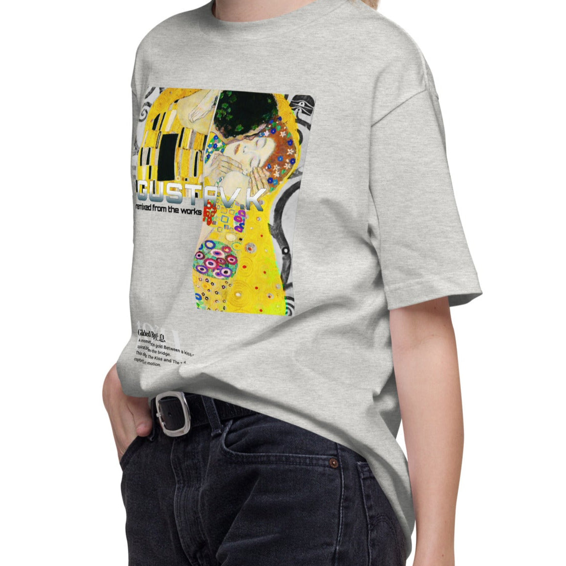 Tシャツ | スタンダードミドルウェイトTシャツ | 男女兼用 | ユニセックス | Gilded Breath-white