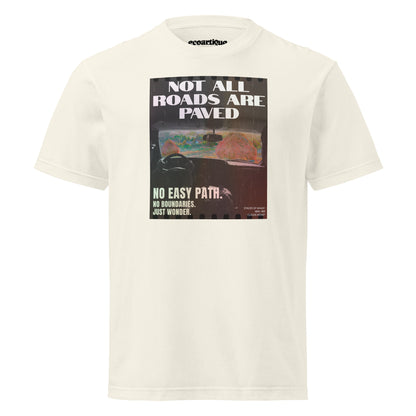 Tシャツ | スタンダードミドルウェイトTシャツ | 男女兼用 | ユニセックス |  Not All Roads Are Paved