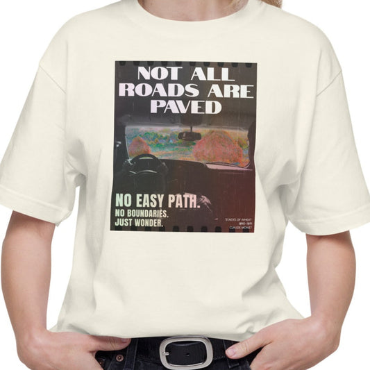 Tシャツ | スタンダードミドルウェイトTシャツ | 男女兼用 | ユニセックス |  Not All Roads Are Paved