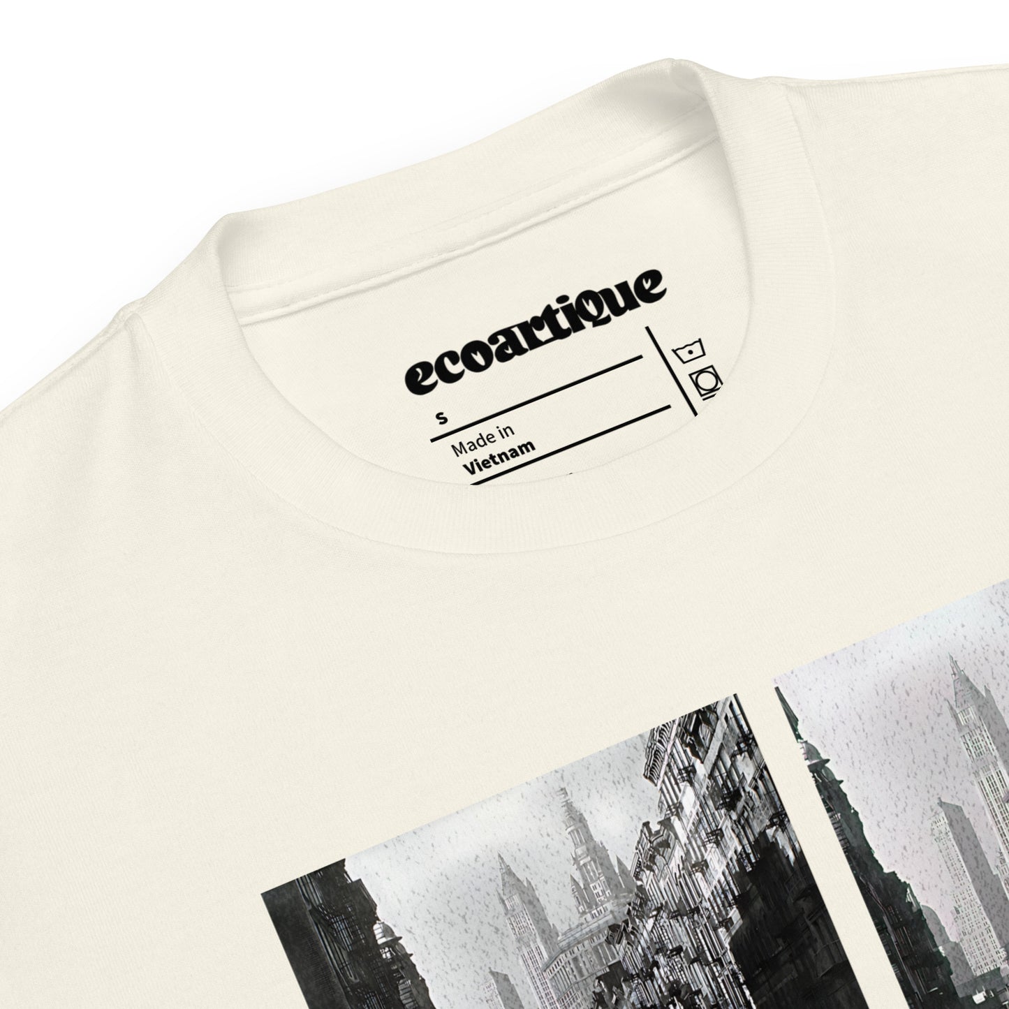 Tシャツ | スタンダードミドルウェイトTシャツ | 男女兼用 | ユニセックス | Stillness lives between the bricks and sky-white