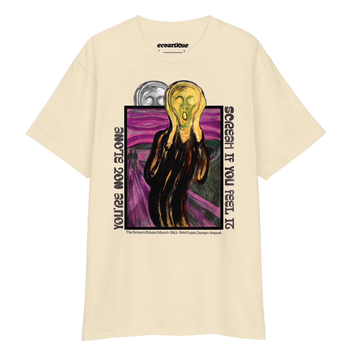 Tシャツ | スタンダードミドルウェイトTシャツ | 男女兼用 | ユニセックス | SCREAM IF YOU FEEL IT