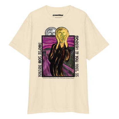Tシャツ | スタンダードミドルウェイトTシャツ | 男女兼用 | ユニセックス | SCREAM IF YOU FEEL IT