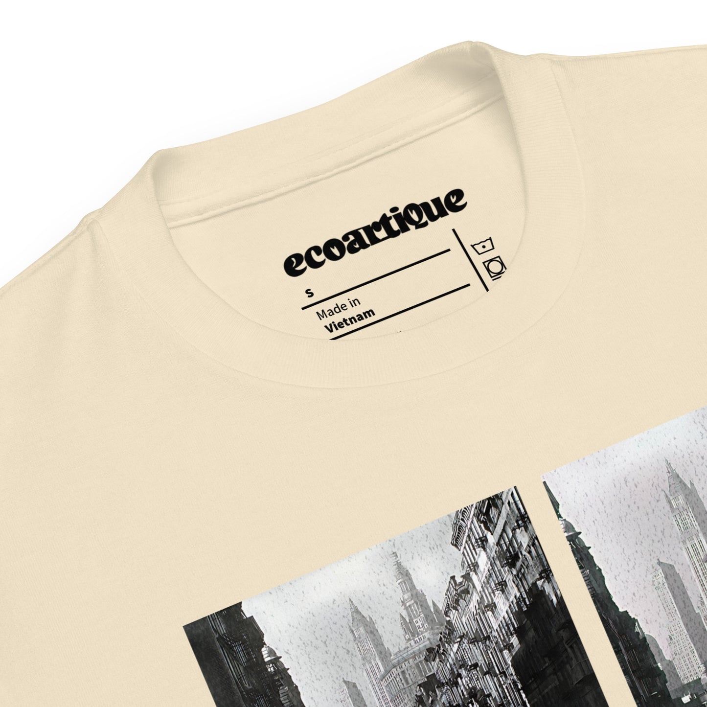 Tシャツ | スタンダードミドルウェイトTシャツ | 男女兼用 | ユニセックス | Stillness lives between the bricks and sky-white