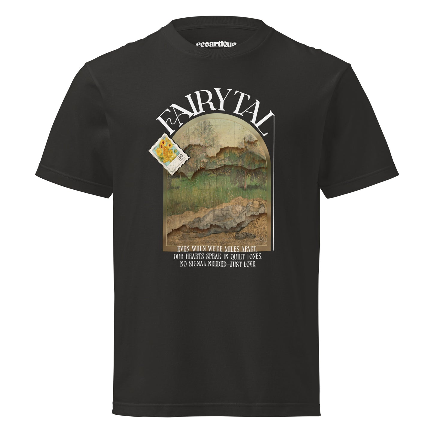 Tシャツ | スタンダードミドルウェイトTシャツ | 男女兼用 | ユニセックス | Fairytale-black