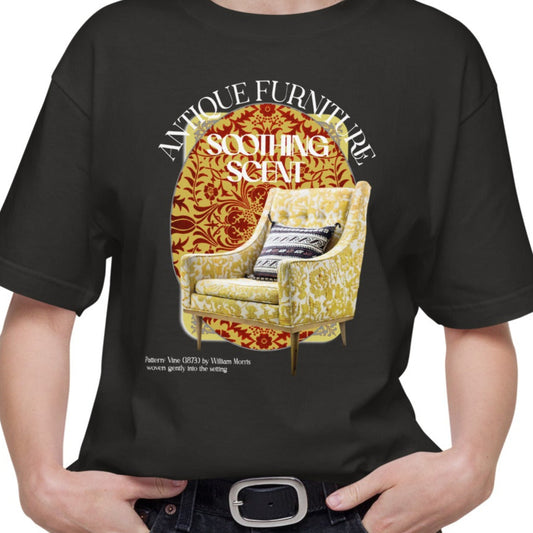 Tシャツ | スタンダードミドルウェイトTシャツ | 男女兼用 | ユニセックス | Woven Silence-Black