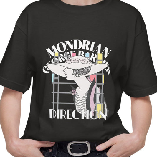 Tシャツ | スタンダードミドルウェイトTシャツ | 男女兼用 | ユニセックス | Direction-black