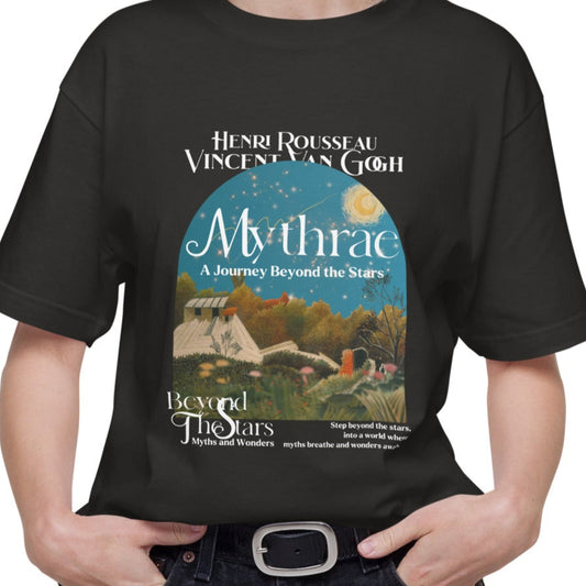 Tシャツ | スタンダードミドルウェイトTシャツ | 男女兼用 | ユニセックス | Mythrae-black
