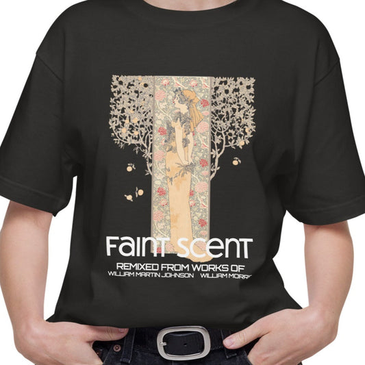 Tシャツ | スタンダードミドルウェイトTシャツ | 男女兼用 | ユニセックス | faint scent-black