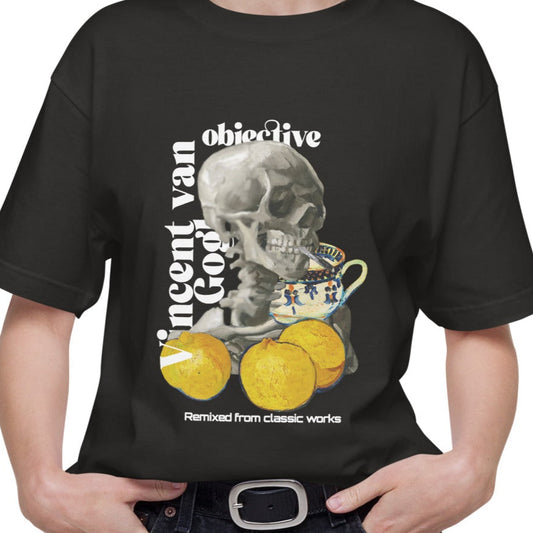 Tシャツ | スタンダードミドルウェイトTシャツ | 男女兼用 | ユニセックス | objective-black