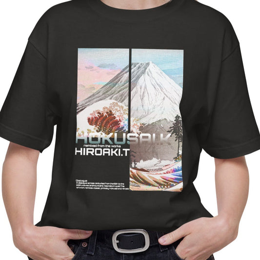 Tシャツ | スタンダードミドルウェイトTシャツ | 男女兼用 | ユニセックス | Dialogue-black