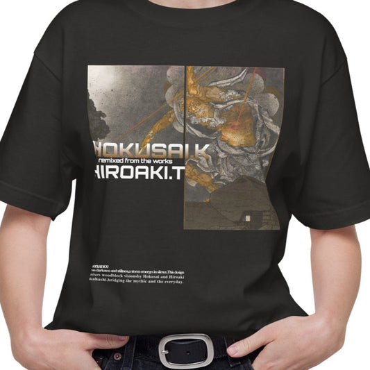 Tシャツ | スタンダードミドルウェイトTシャツ | 男女兼用 | ユニセックス | Resonance-black