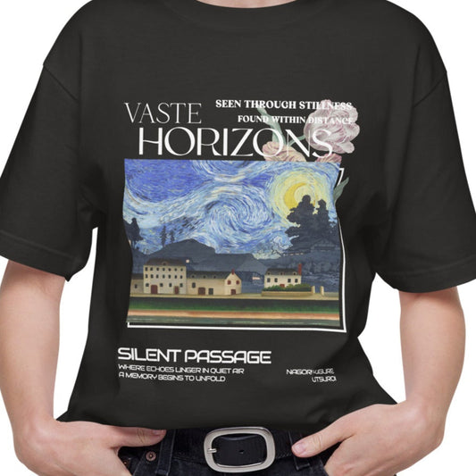 Tシャツ | スタンダードミドルウェイトTシャツ | 男女兼用 | ユニセックス | VASTE HORIZONS-black
