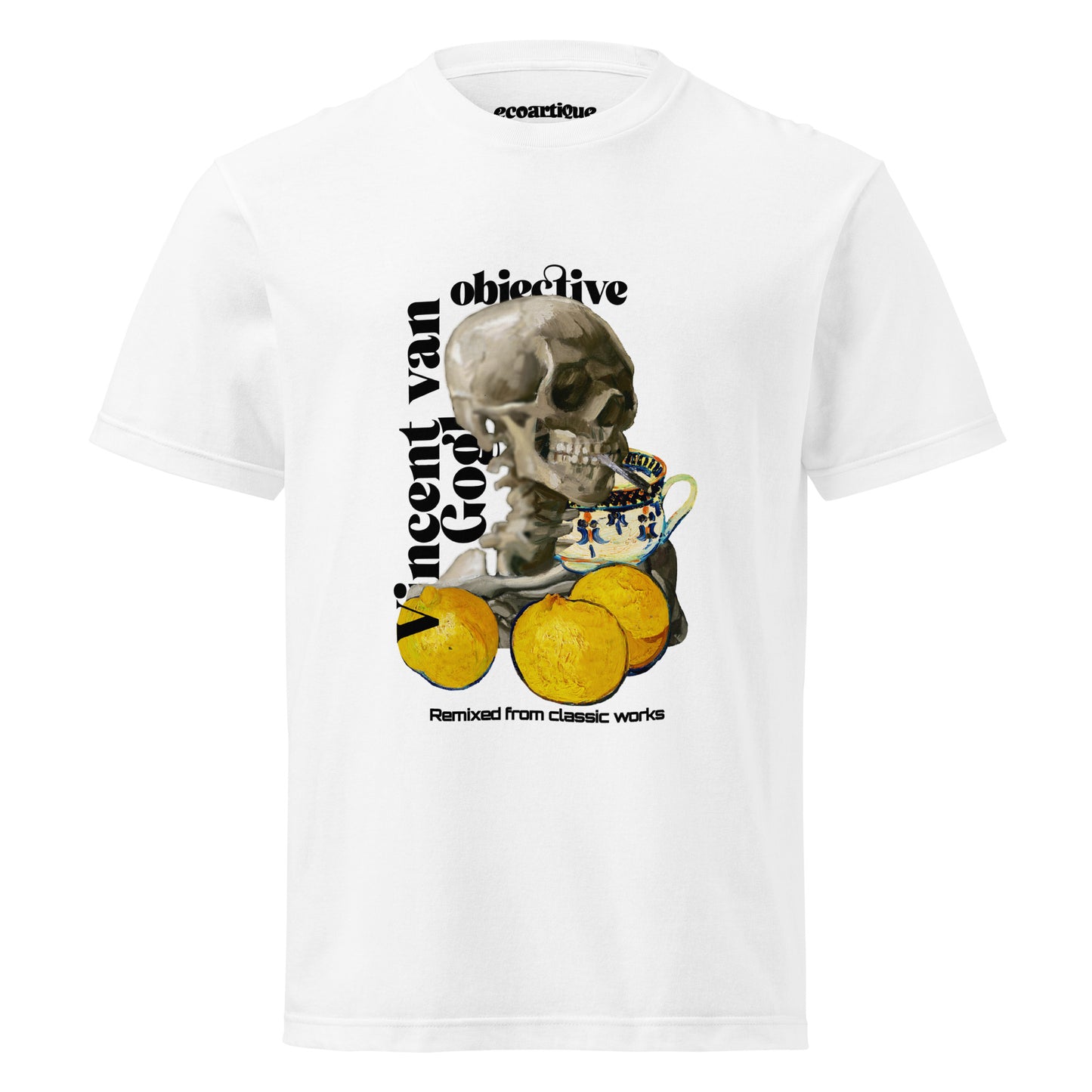 Tシャツ | スタンダードミドルウェイトTシャツ | 男女兼用 | ユニセックス | objective-white