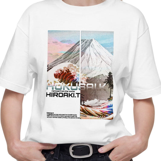 Tシャツ | スタンダードミドルウェイトTシャツ | 男女兼用 | ユニセックス | Dialogue-white