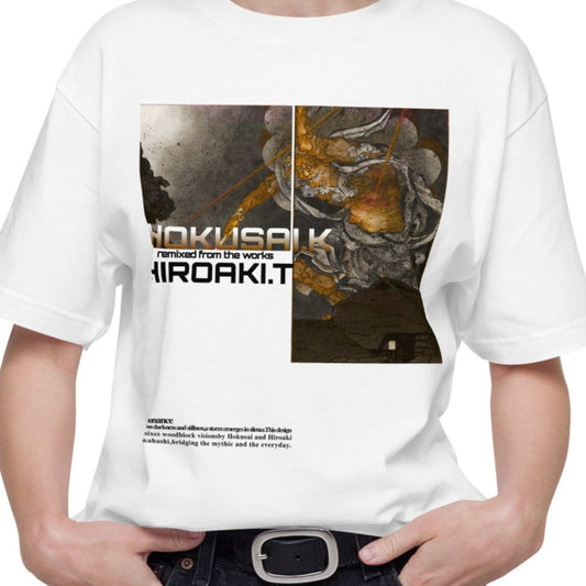 Tシャツ | スタンダードミドルウェイトTシャツ | 男女兼用 | ユニセックス | Resonance-white