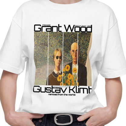 Tシャツ-FINE ART | スタンダードミドルウェイトTシャツ | 男女兼用 | ユニセックス | Fringe-white