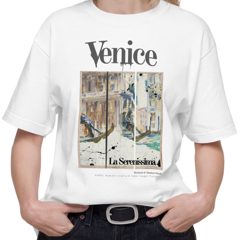 Tシャツ-DRY VINTAGE:Retro Souvenir | スタンダードミドルウェイトTシャツ | 男女兼用 | ユニセックス | La Serenissima