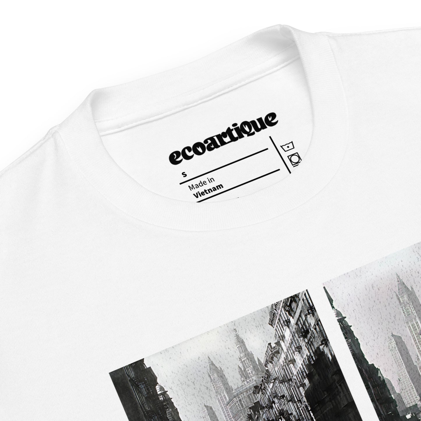 Tシャツ | スタンダードミドルウェイトTシャツ | 男女兼用 | ユニセックス | Stillness lives between the bricks and sky-white
