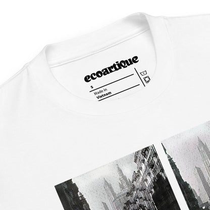 Tシャツ | スタンダードミドルウェイトTシャツ | 男女兼用 | ユニセックス | Stillness lives between the bricks and sky-white