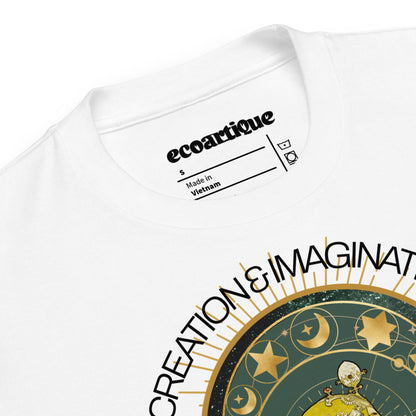 Tシャツ | スタンダードミドルウェイトTシャツ | 男女兼用 | ユニセックス | creation & imagination-white